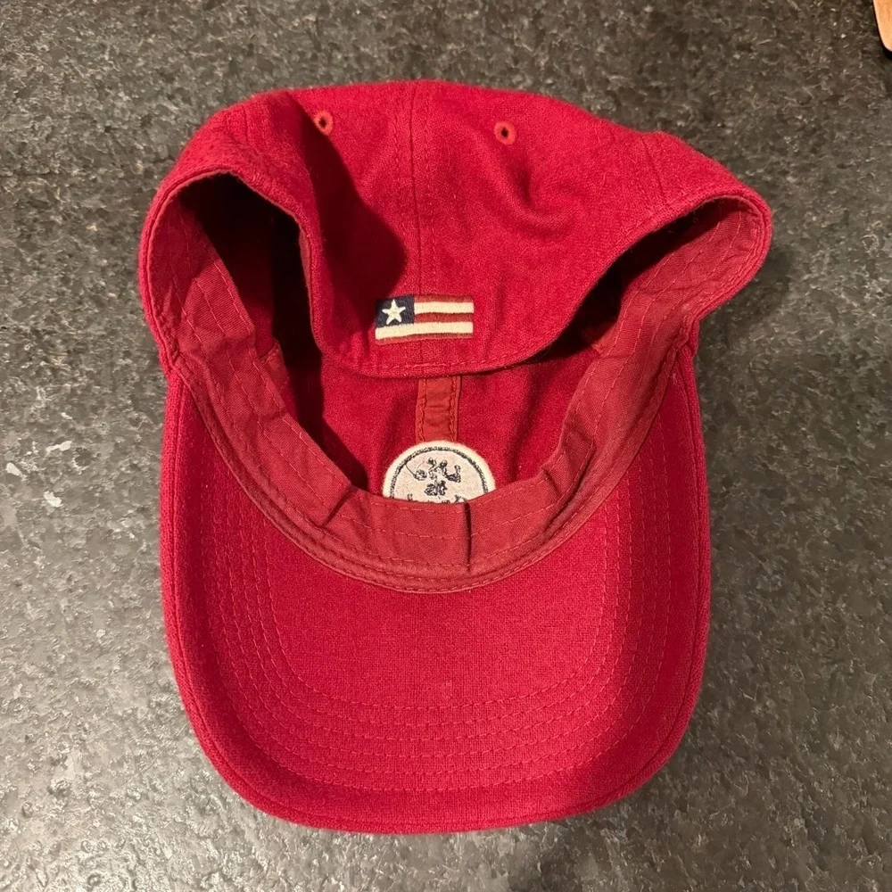 Vintage Wool Red Life is Good Logo Youth Baseball Hat EUC Large
